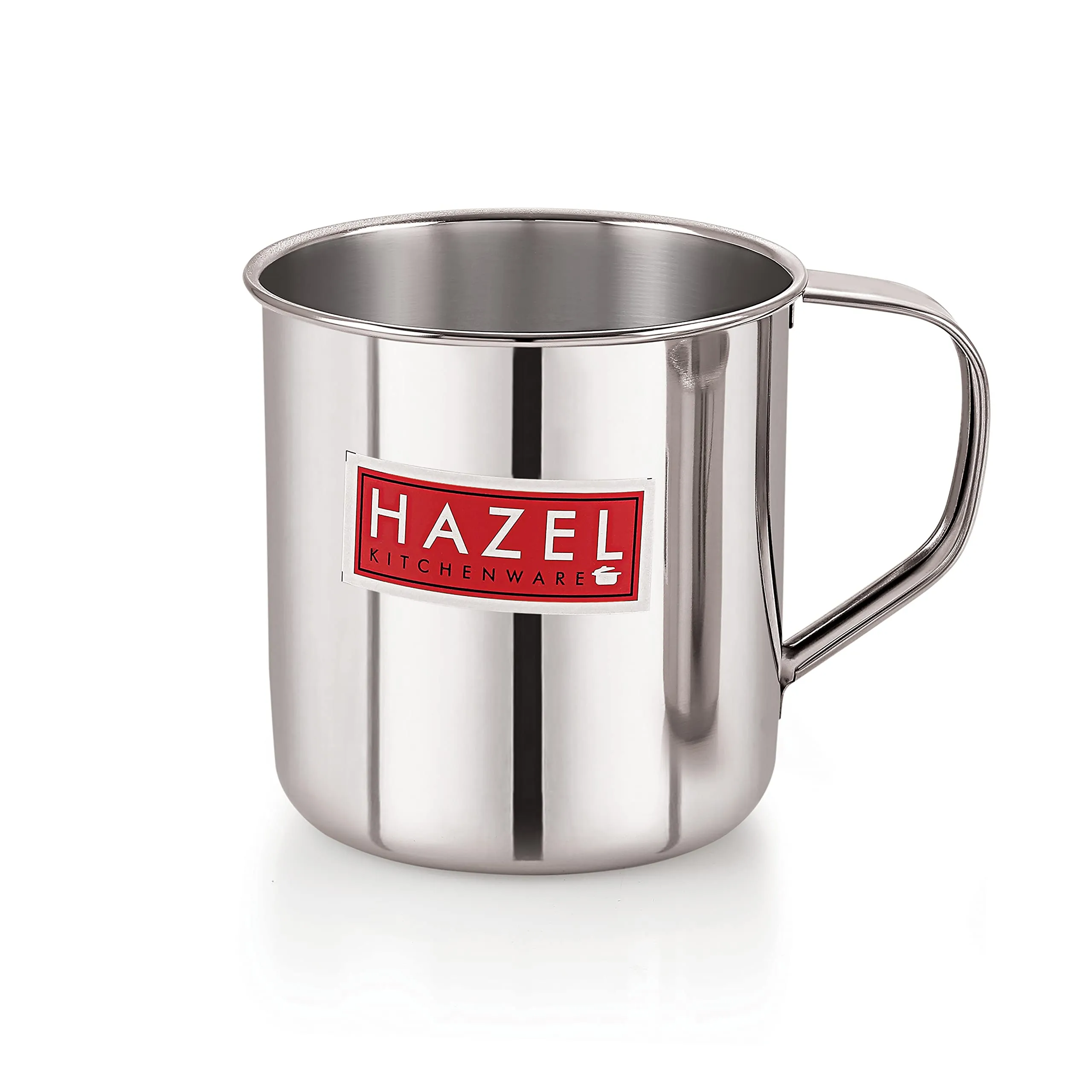 HAZEL Stainless Steel Multipurpose Mug | 900 ml Steel Camping Mug | Steel Mug for Bathroom Shower Home | Strong and Sturdy Mug