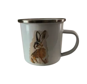 Hector the Hare Enamel Mug