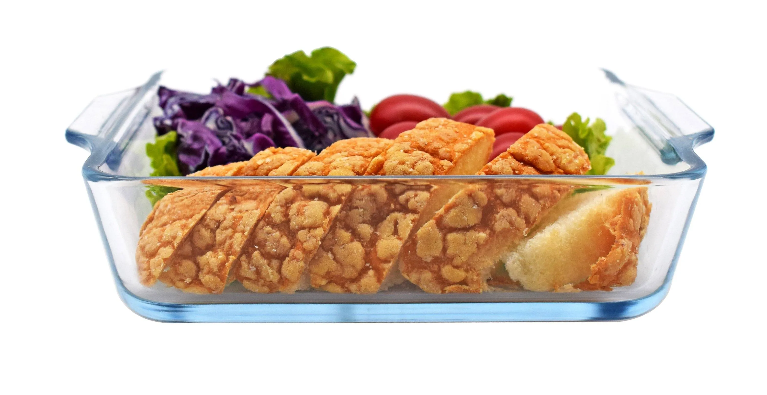 High Borosilicate Square Glass Baking Dish 1.5L