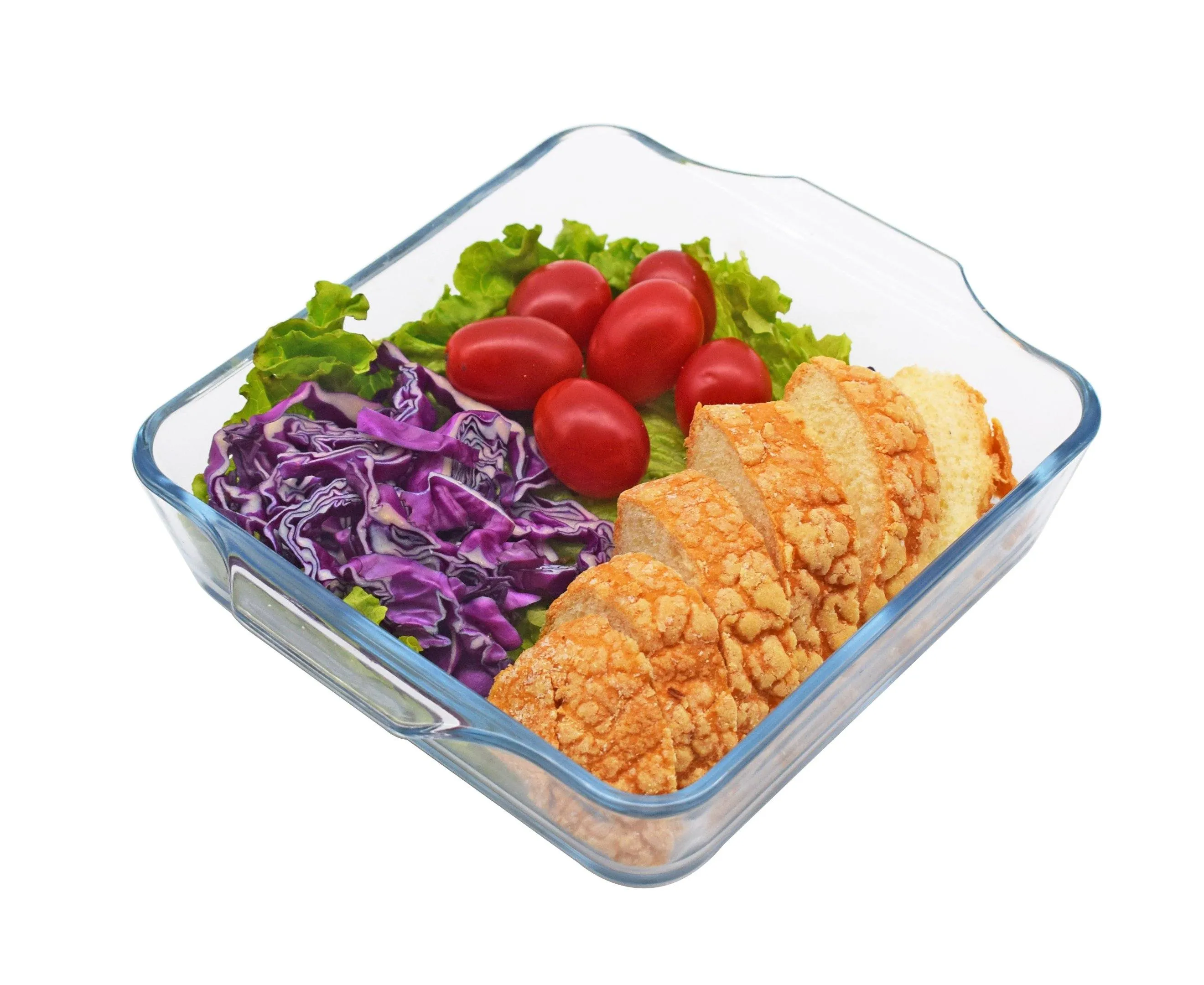 High Borosilicate Square Glass Baking Dish 1.5L