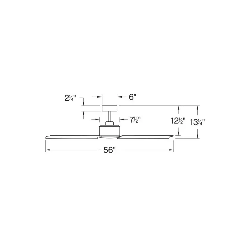 Hinkley 900956F Indy 56" Outdoor Ceiling Fan