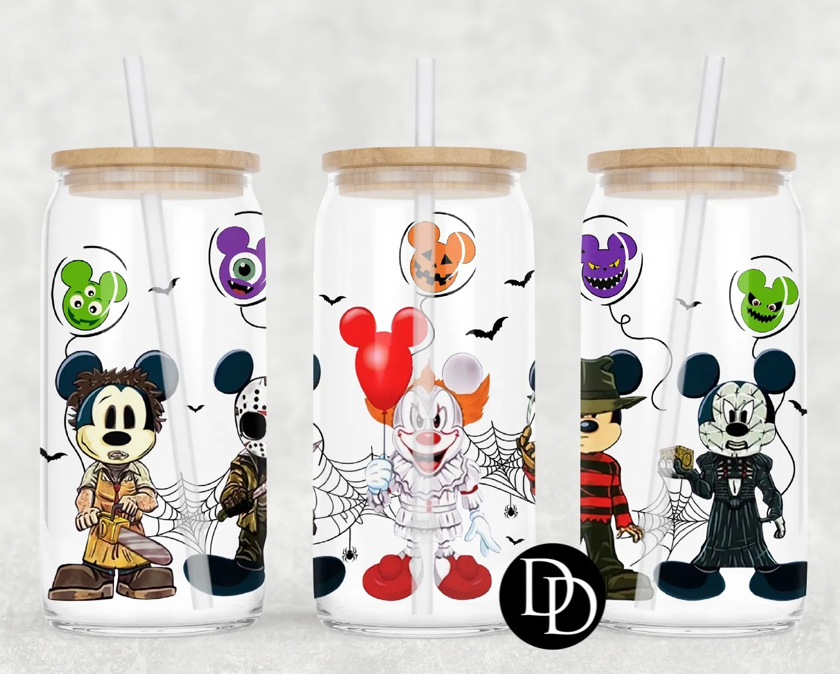 Horror Mice UV DTF Cup Wrap