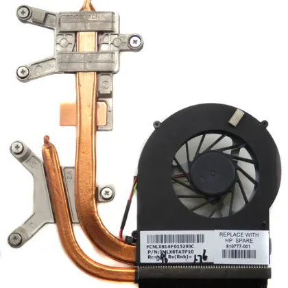 HP DV6-3000 DV7-4000 Series 3MLX8TATP10 CPU Laptop Cooling Fan Heatsink 610777-001