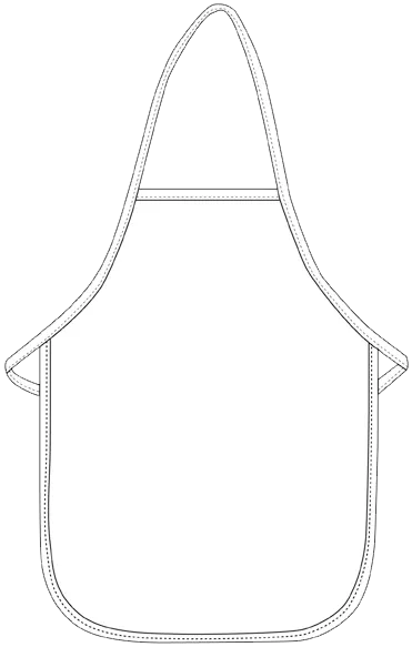 Hunter Kid's XL Bib Apron (No Pockets)