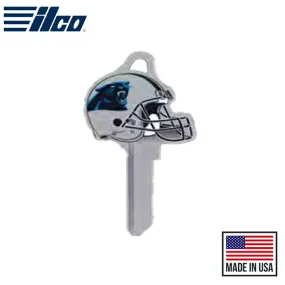 Ilco - NFL TeamKeys - Helmet Edition - Key Blank - Carolina Panthers - KW1 (5 Pack)