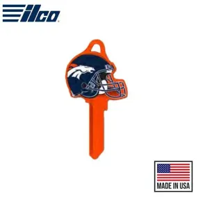 Ilco - NFL TeamKeys - Helmet Edition - Key Blank - Denver Broncos - SC1 (5 Pack)