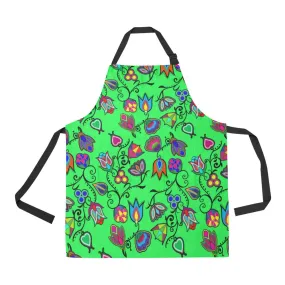 Indigenous Paisley Green Apron