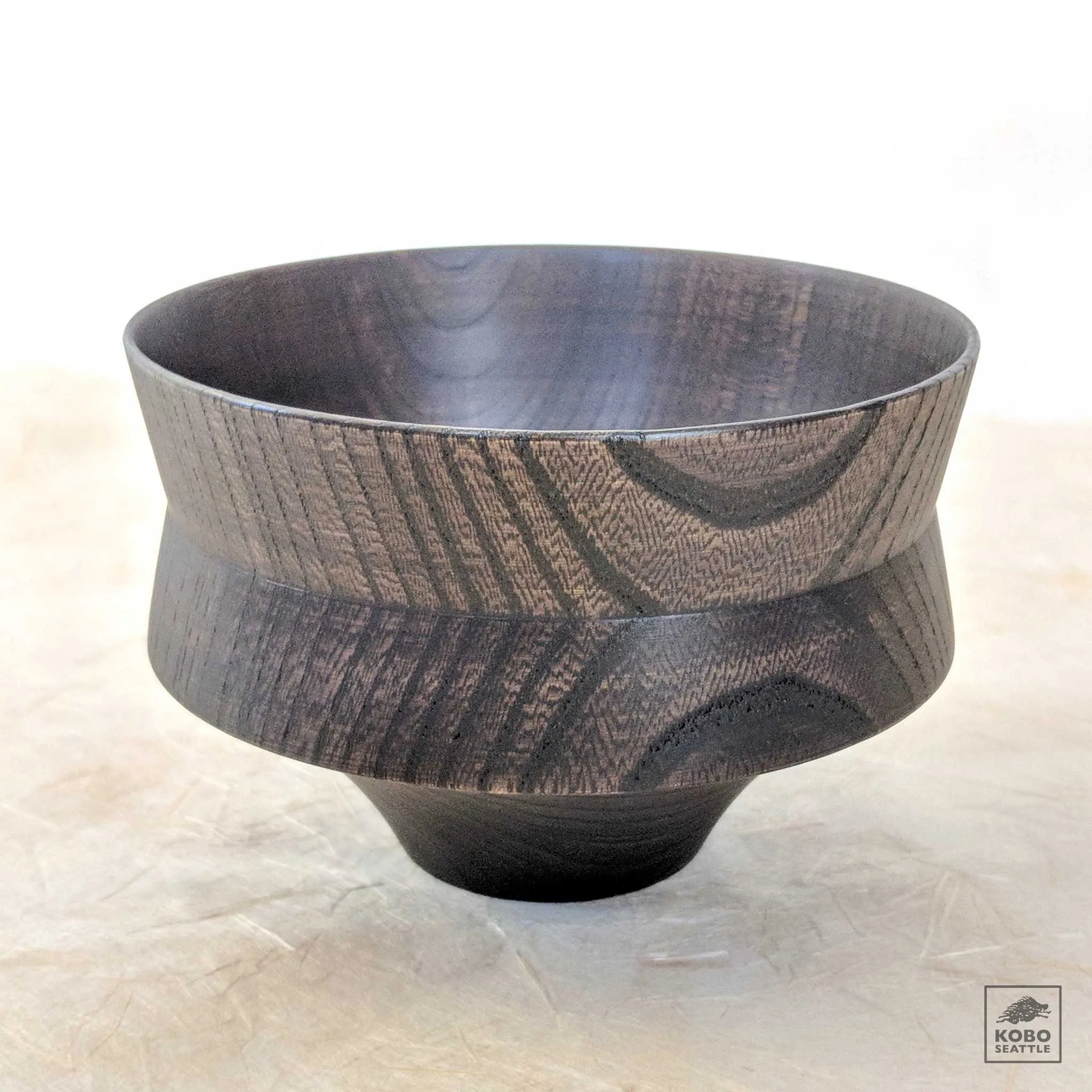 Japanese Elm Bowl - Kine Natural & Black