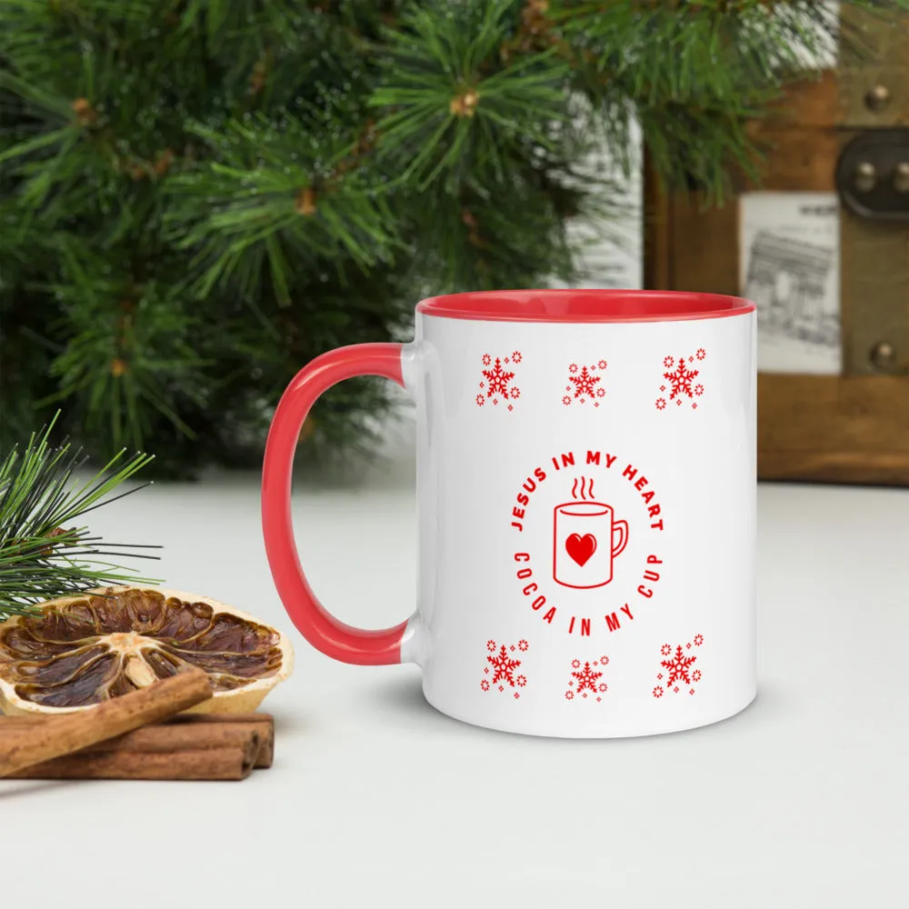 Jesus in my heart Cocoa in my cup | Christian Mug | Christmas