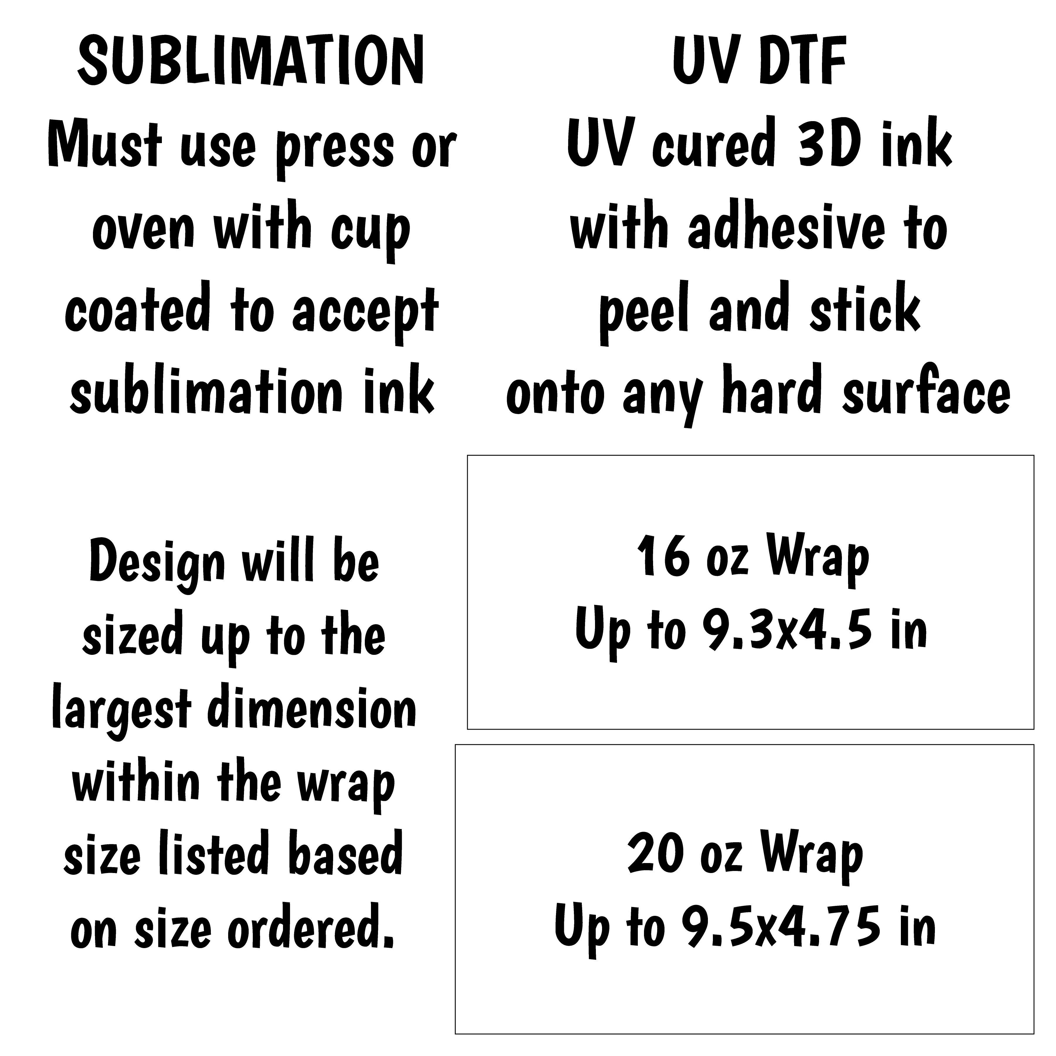 Just Breathe Wrap for 16/20 oz Cups - UV DTF or Sublimation (SHIPS IN 3-7 BUS DAYS)