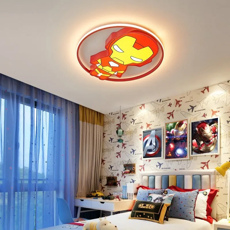 Kids IronMan Ceiling Light | Kids Room Decor Lights