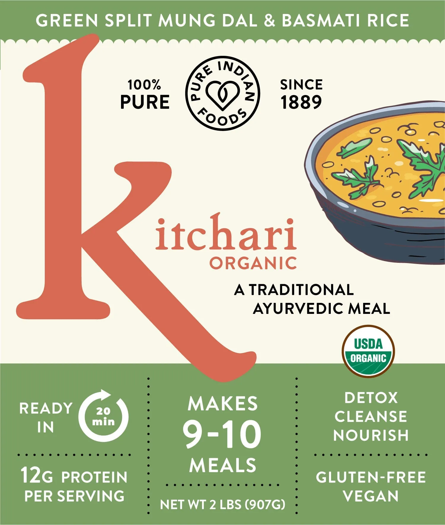 Kitchari (Khichadi), Certified Organic