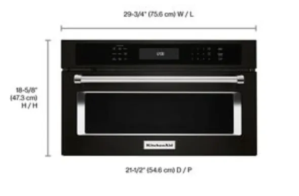 KitchenAid 30" Built In Microwave Oven with Convection Cooking