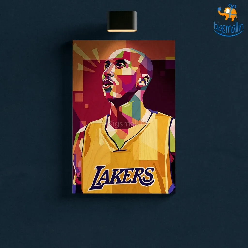 Kobe Bryant Printed Wooden Frame