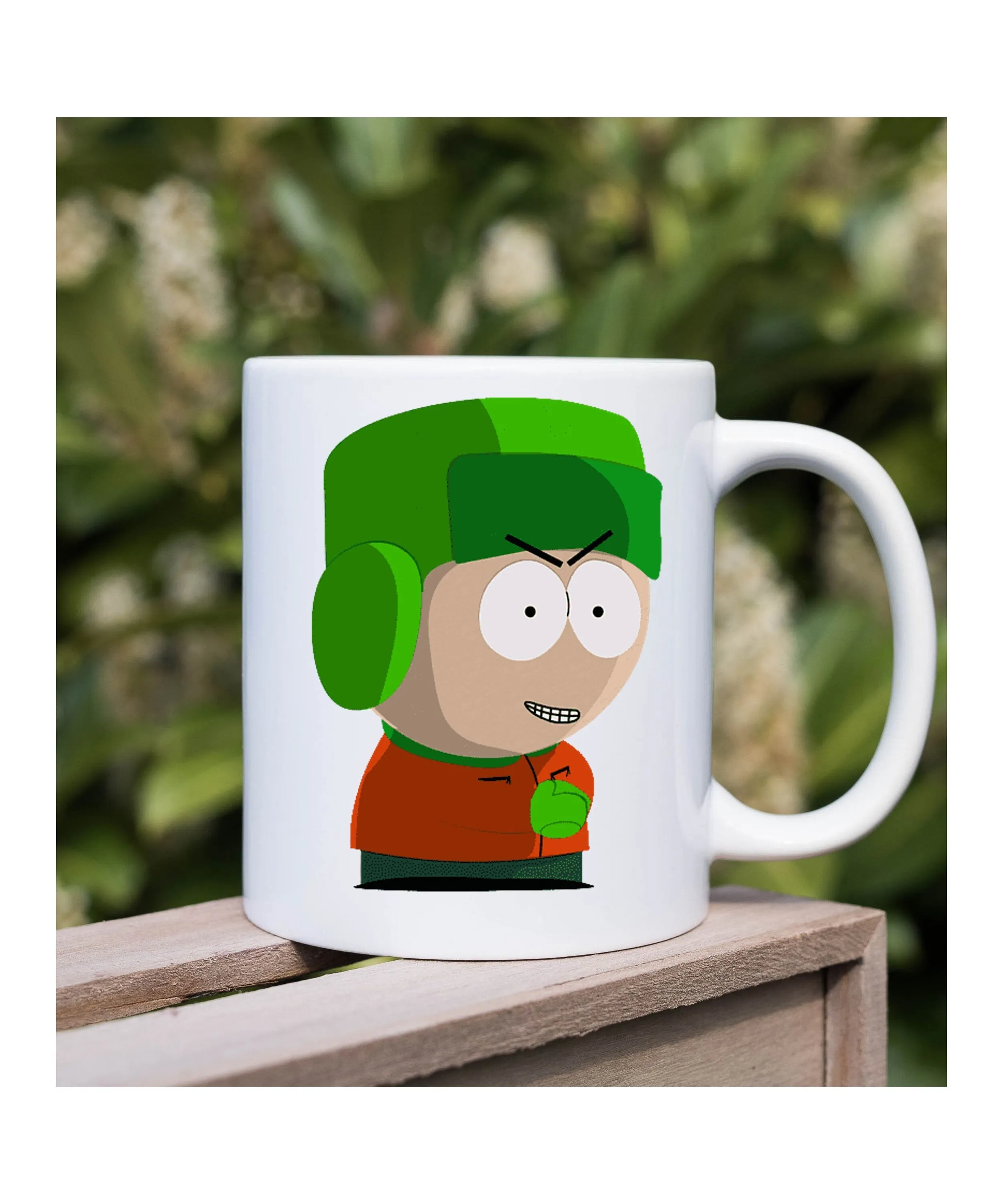 kyle brofloski ,handmade southpark mug,southpark gifts,kyle brofloski  mug,90s coffee mug,ceramic mug gifts