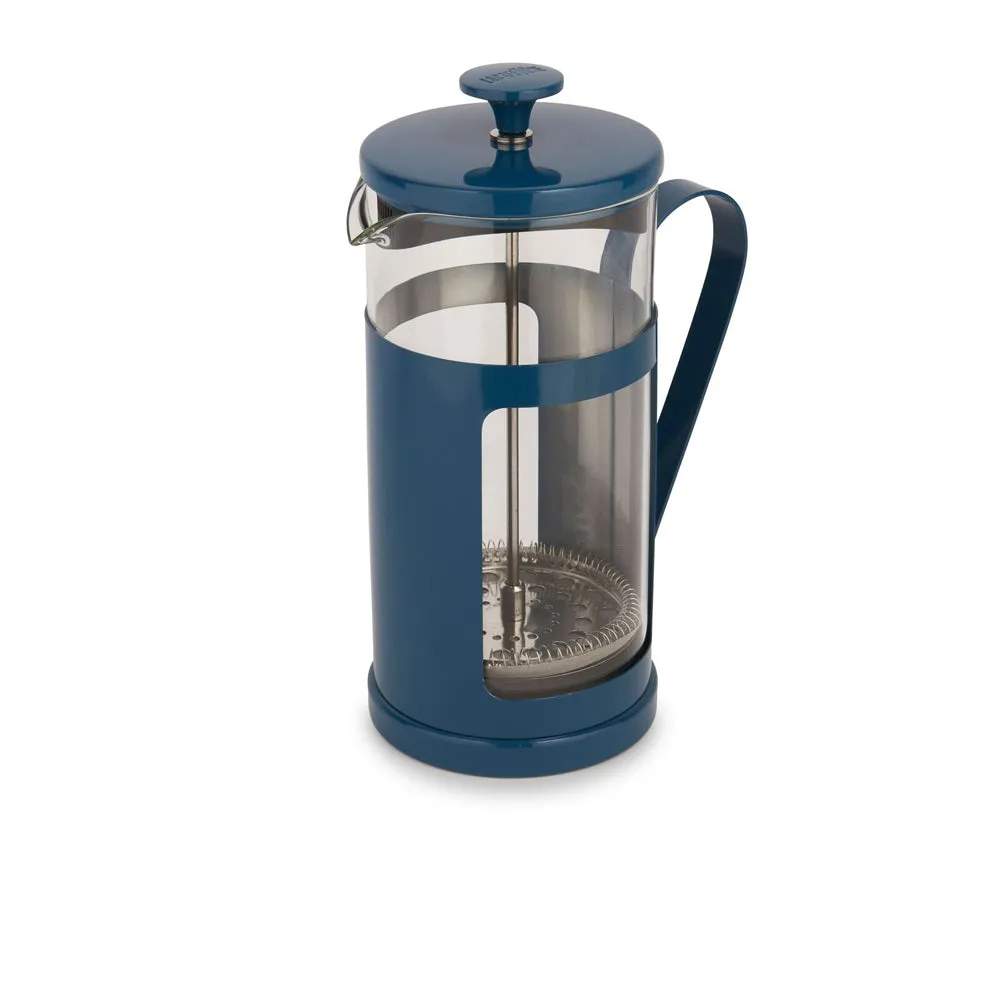 La Cafetiere Monaco 8-Cup 1L Stainless Steel Glass French Press (Navy)