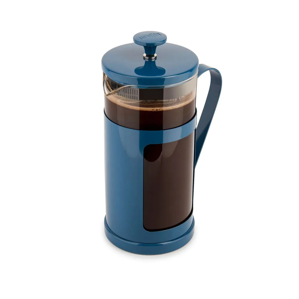 La Cafetiere Monaco 8-Cup 1L Stainless Steel Glass French Press (Navy)