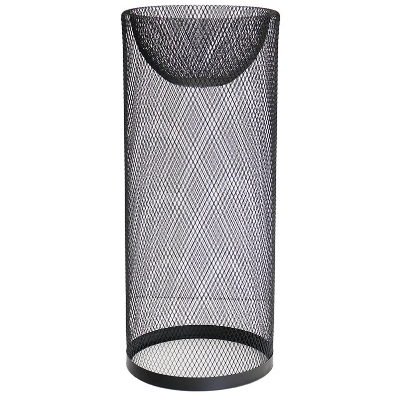 Large Geometric Black Iron Mesh Storage Stand / Planter 80cm