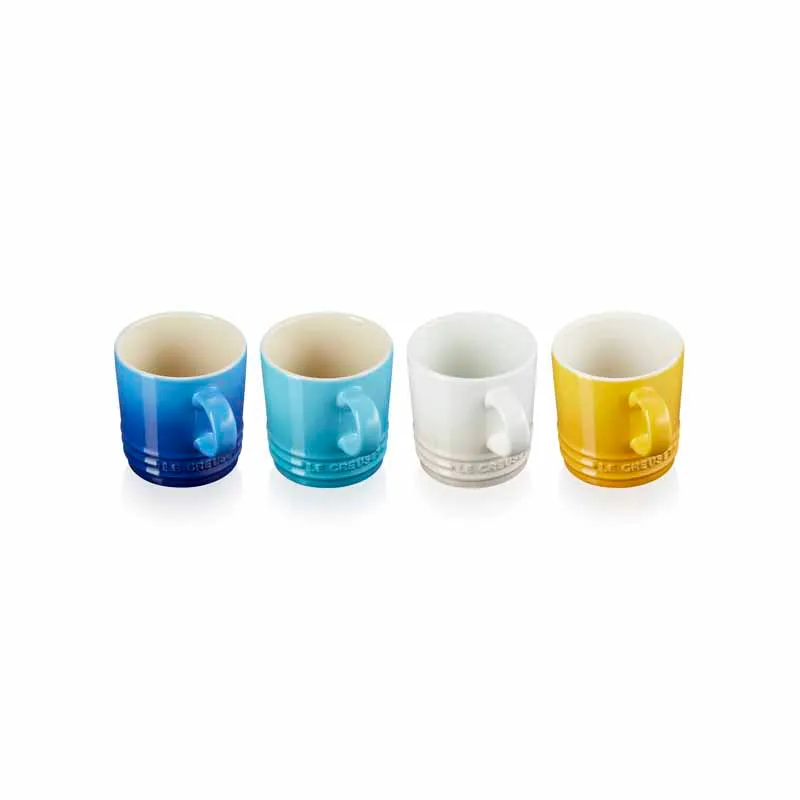 Le Creuset Riviera Cappuccino Mugs 0.2L (Set of 4)