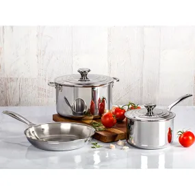 Le Creuset Stainless Steel 5 Piece Cookware Set