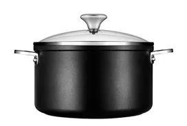 Le Creuset Toughened Nonstick PRO Stockpot with Glass Lid, 6.3-Quart