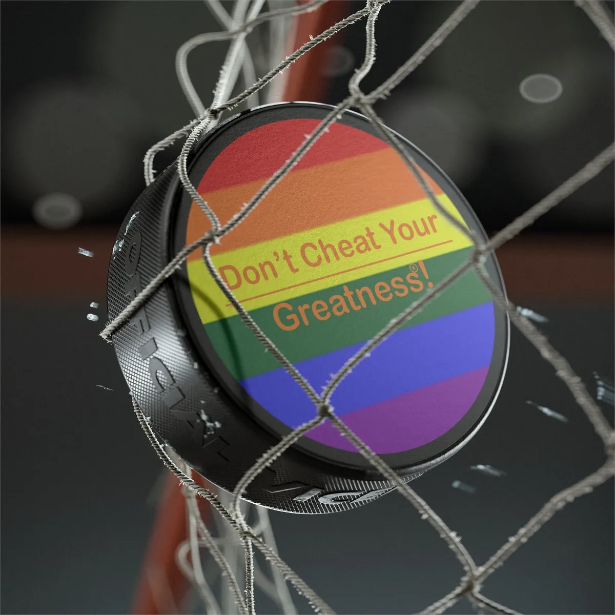 LGBTQ Hockey Puck