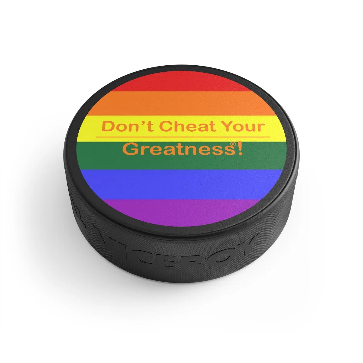 LGBTQ Hockey Puck