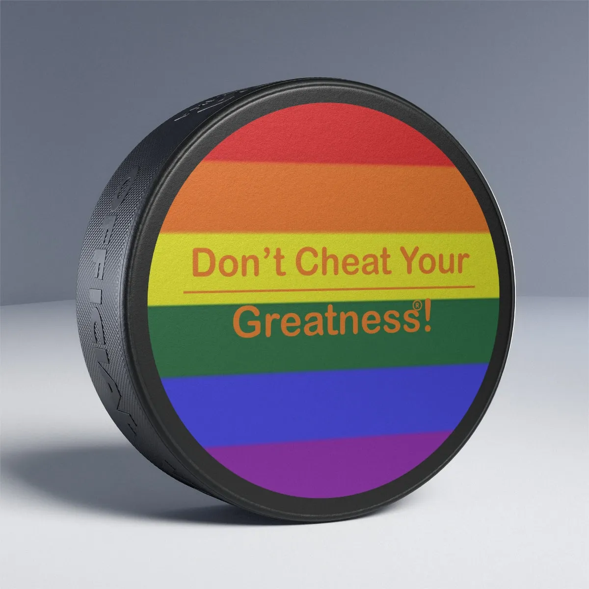 LGBTQ Hockey Puck