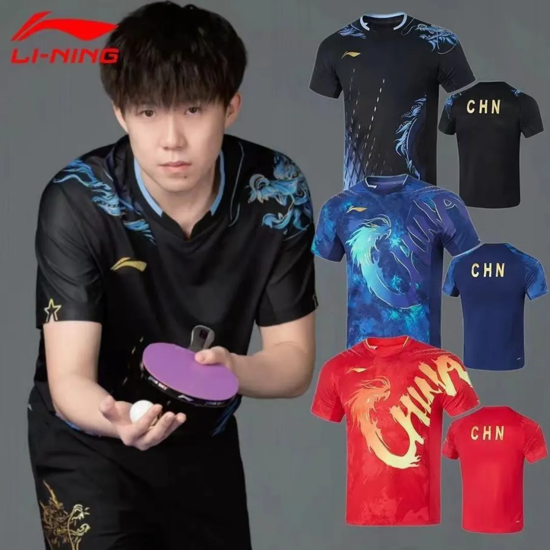 Li Ning 2024 Chinese National Team Table Tennis T-Shirt