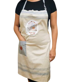 Limited Edition Made with Love French Apron