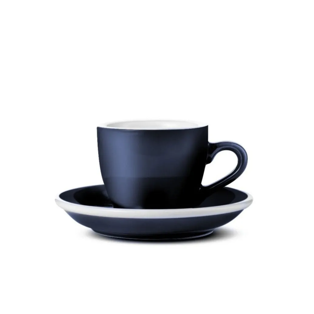 Loveramics Egg Style Espresso Cup & Saucer - Denim (2.7oz/80ml)