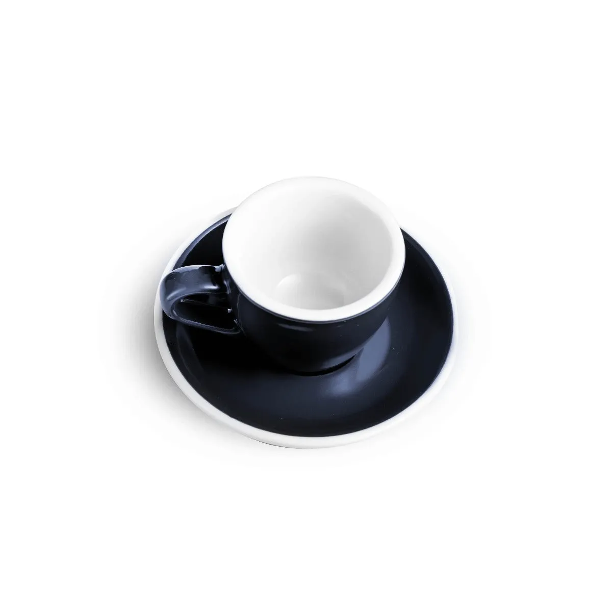 Loveramics Egg Style Espresso Cup & Saucer - Denim (2.7oz/80ml)