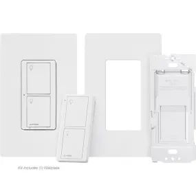 Lutron Caseta 5 amps 3-Way Smart-Enabled Switch White 1 pk