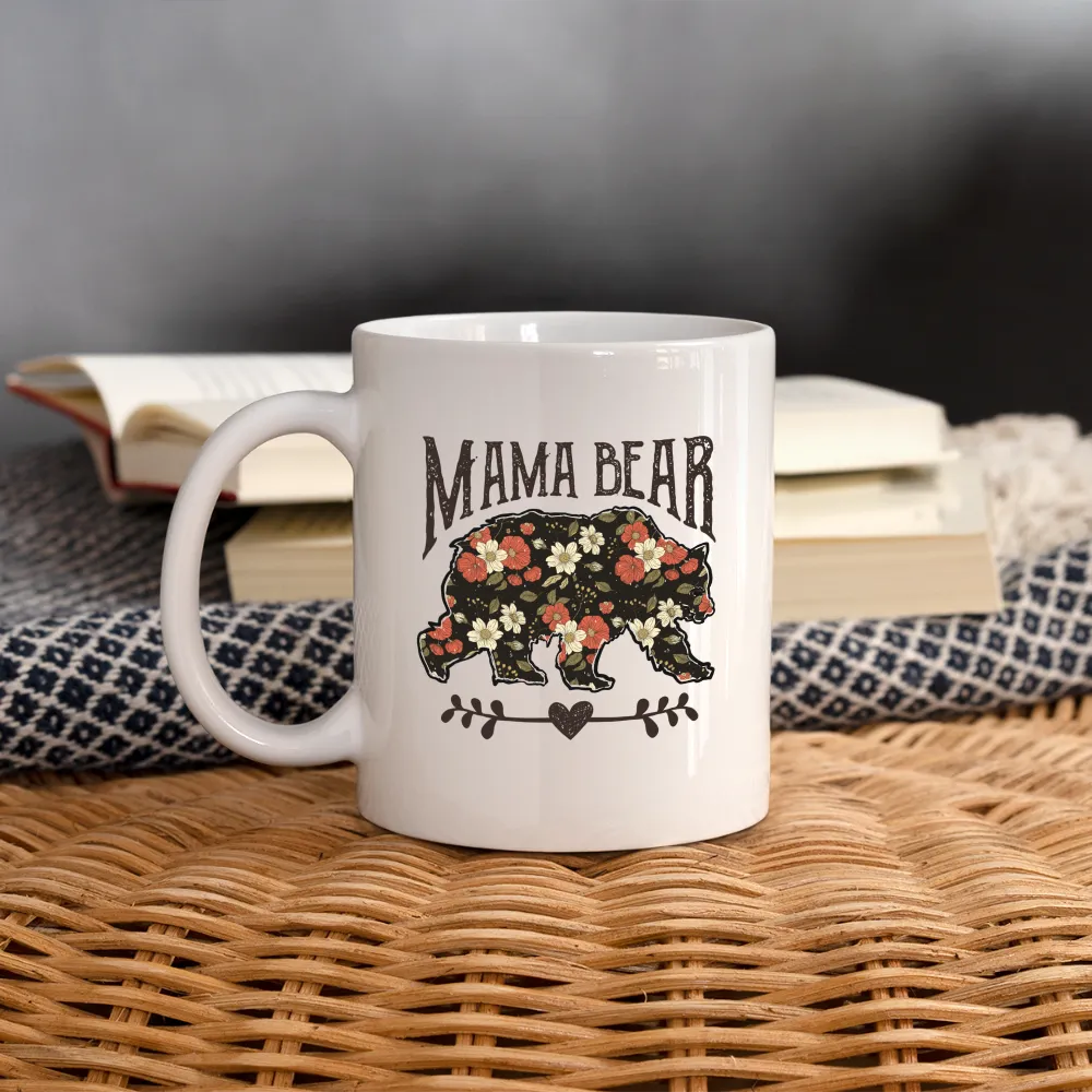 Mama Bear Floral Coffee Mug