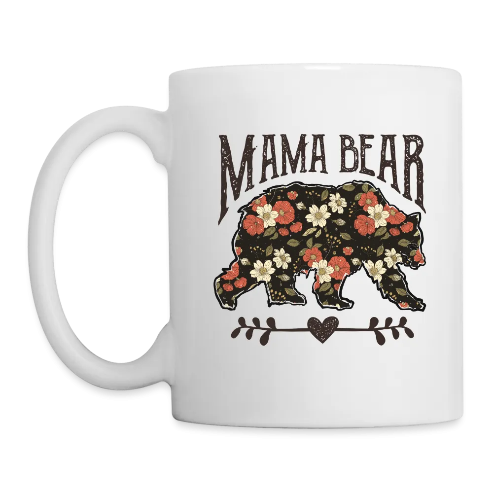 Mama Bear Floral Coffee Mug