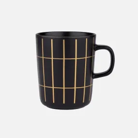 Marimekko Matte Black Tiiliskivi Mug, 2.5 dl