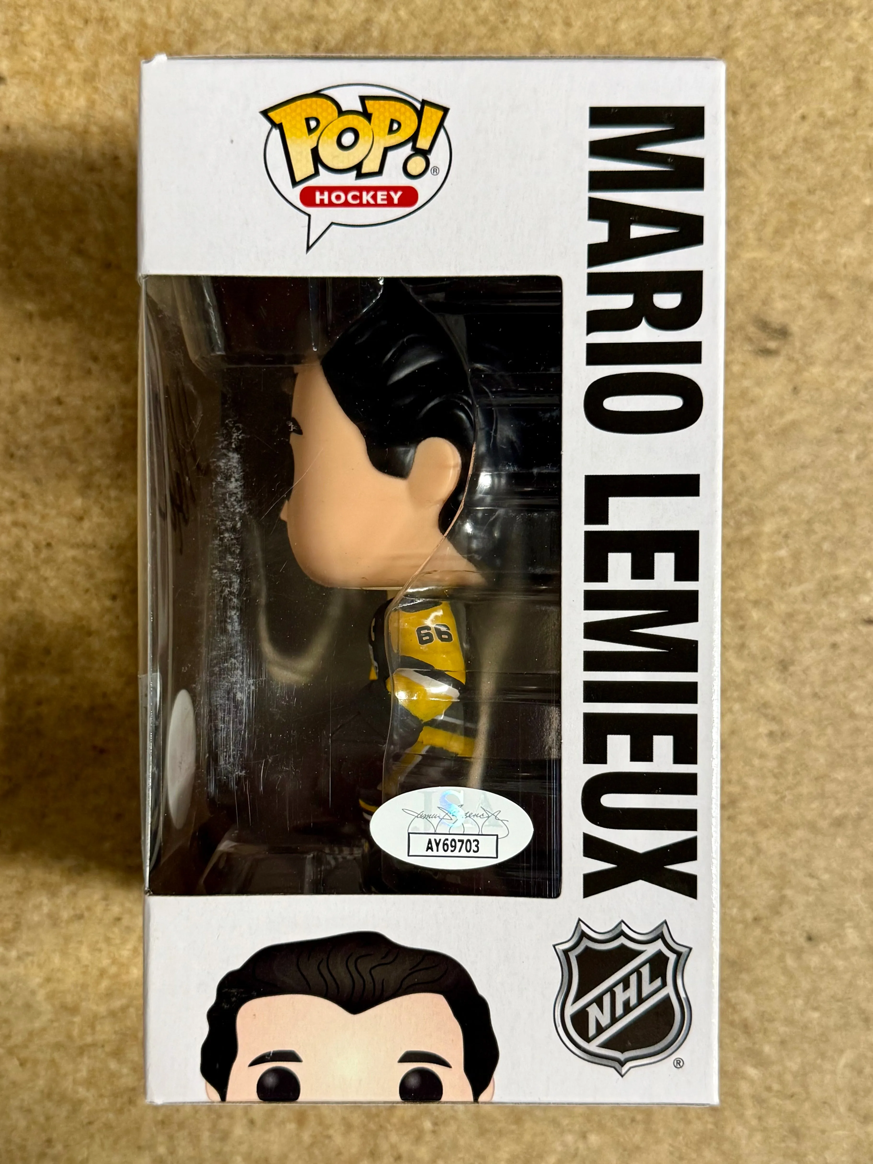 Mario Lemieux Signed NHL Pittsburgh Penguins Funko Pop! Exclusive With JSA COA