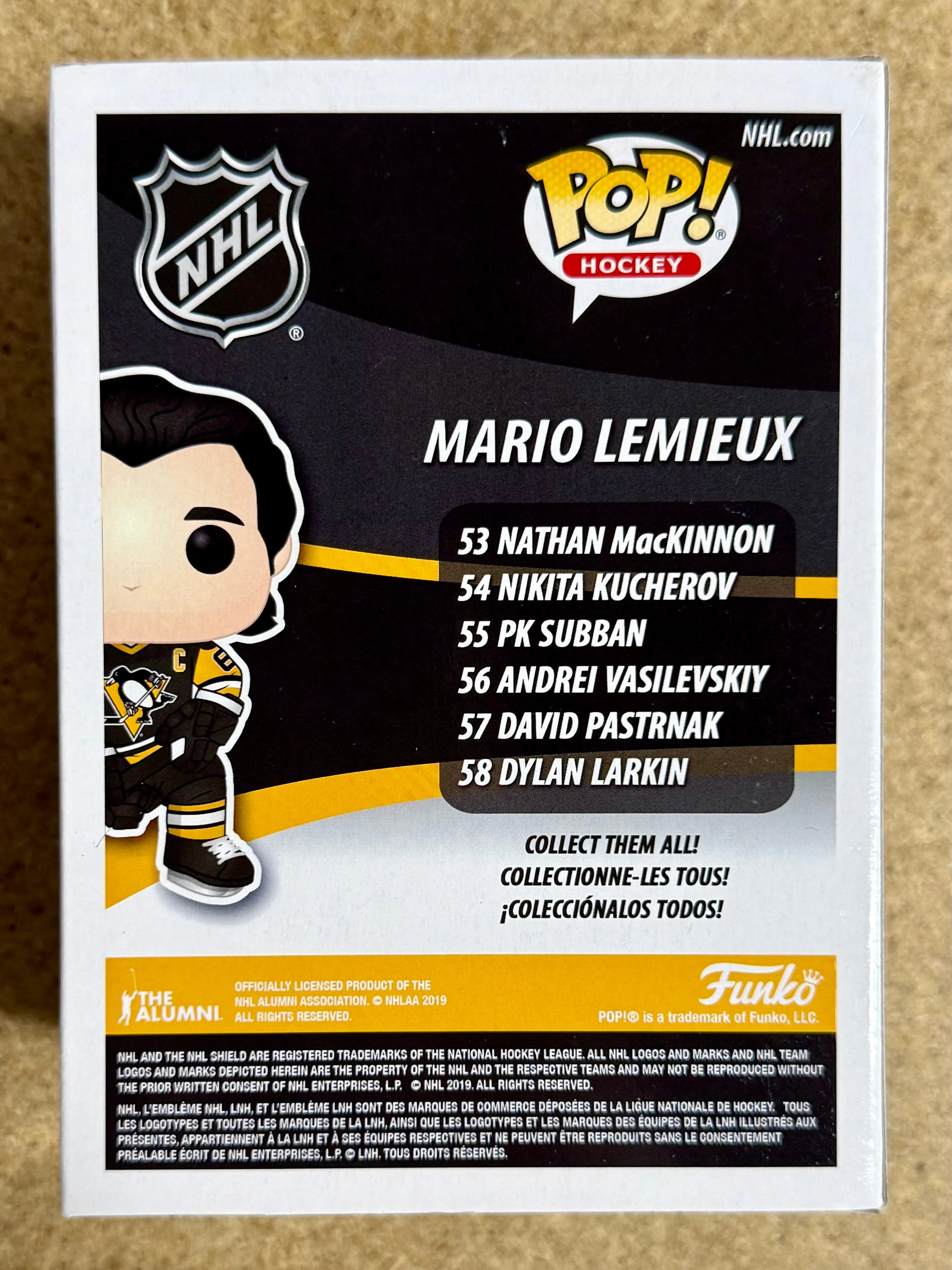 Mario Lemieux Signed NHL Pittsburgh Penguins Funko Pop! Exclusive With JSA COA