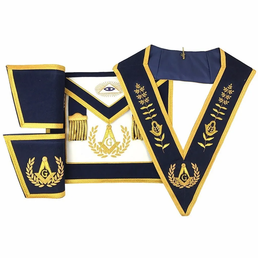 Master Mason Blue Lodge Regalia Set - Navy