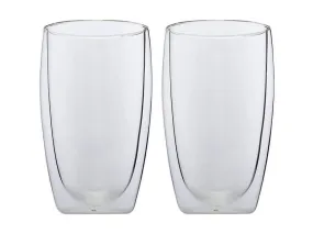 Maxwell & Williams Blend Double Wall Cups 450ml Set of 2