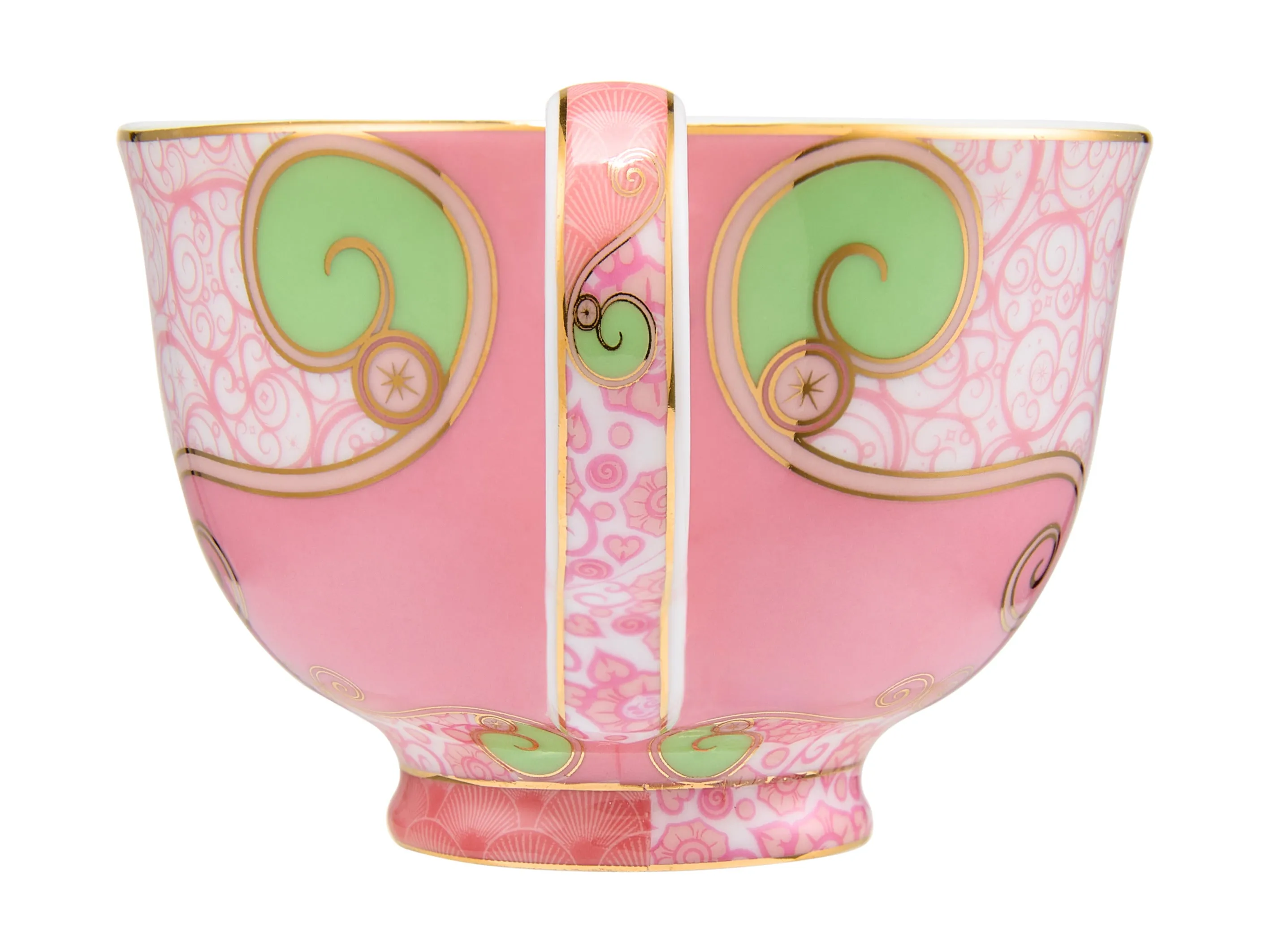 Maxwell & Williams Wicked Pink Goes Good With Green Demi Cup & Saucer 85ml Set of 2 - Glinda