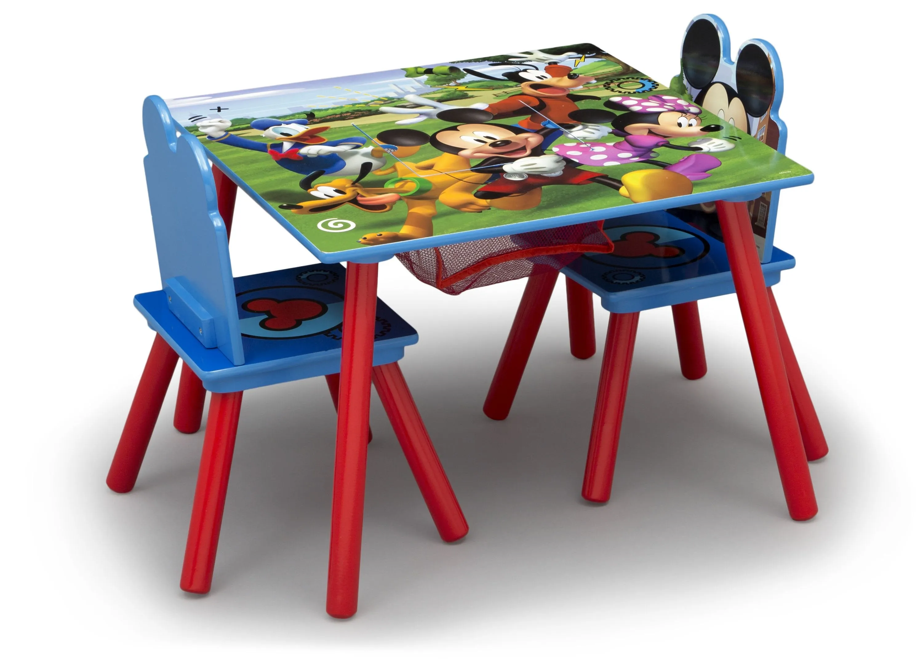 Mickey Mouse Kids Table and Chair Set with Storage