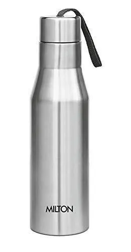 Milton Super 1000 Single Wall Stainless Steel Bottle, 1000 ml, Silver