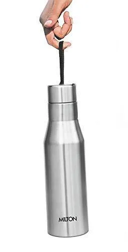 Milton Super 1000 Single Wall Stainless Steel Bottle, 1000 ml, Silver