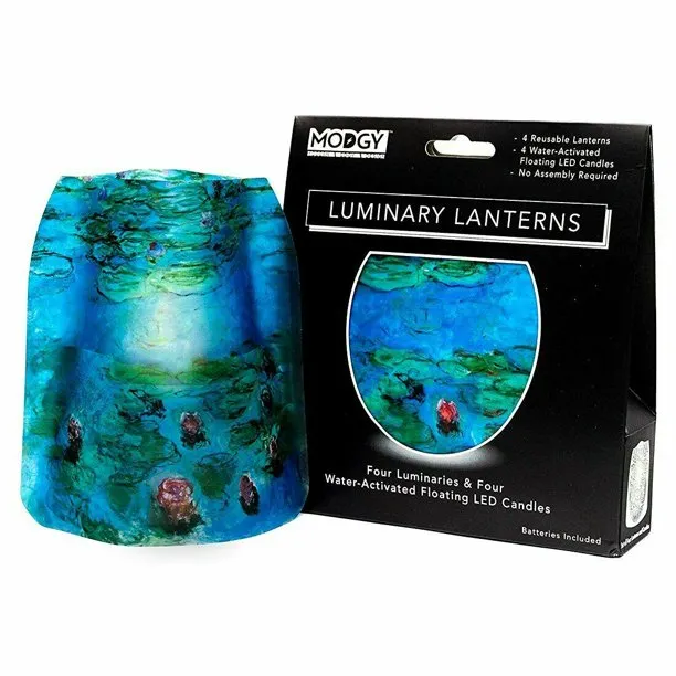 Monet Water Lillies Luminary