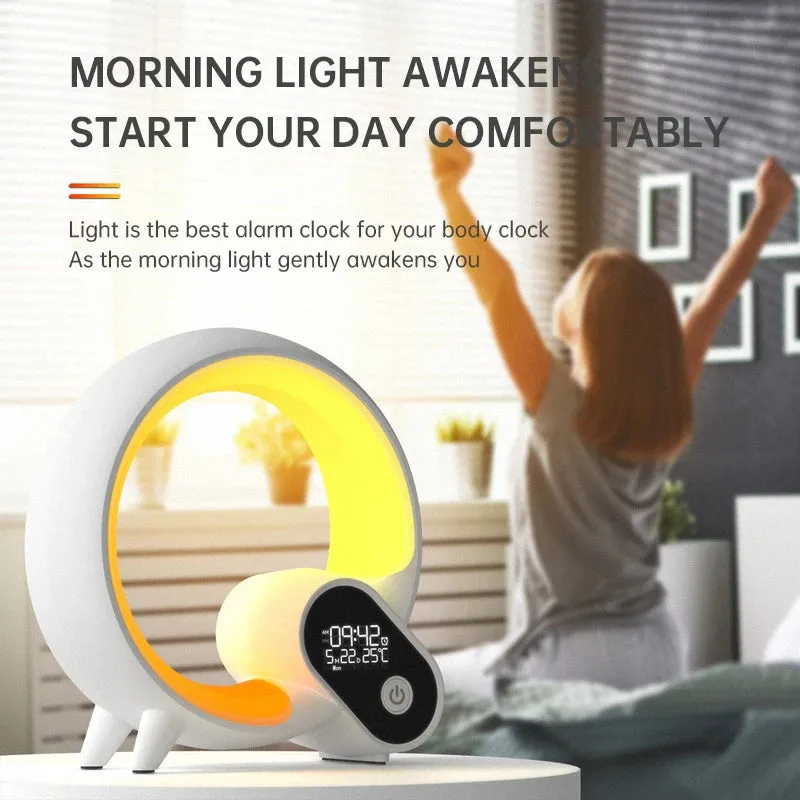 Moon Night Light Alarm Clock