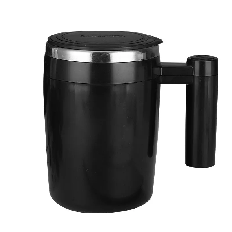 New Automatic Magnetic Self Stirring  Stainless Steel Coffee Milk Mixer Cup