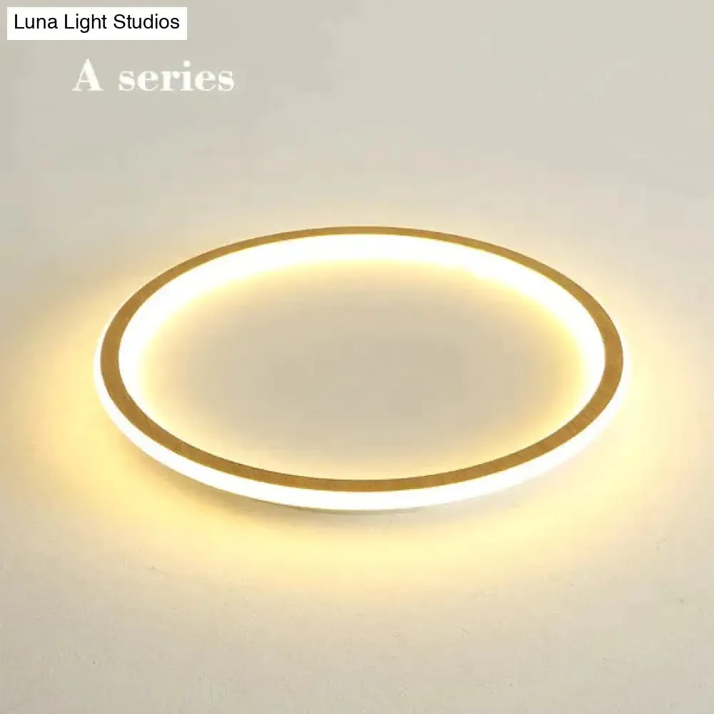 New modern black,white ultra-thin led ceiling light rectangular, round bedroom lamp living room lamp led ceiling lamp