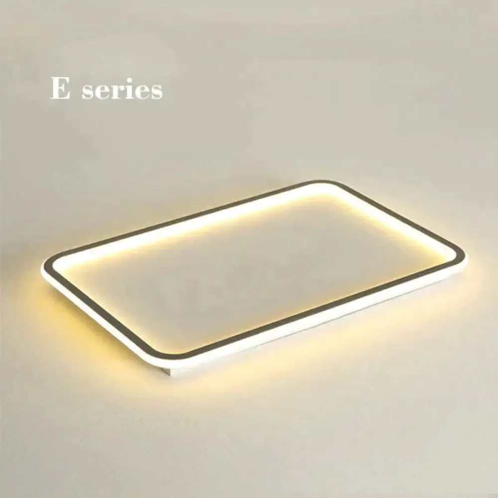 New modern black,white ultra-thin led ceiling light rectangular, round bedroom lamp living room lamp led ceiling lamp