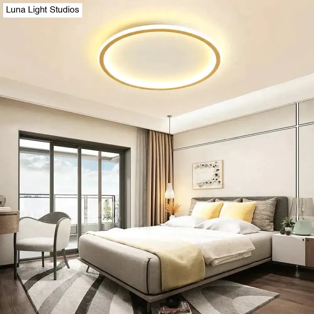 New modern black,white ultra-thin led ceiling light rectangular, round bedroom lamp living room lamp led ceiling lamp